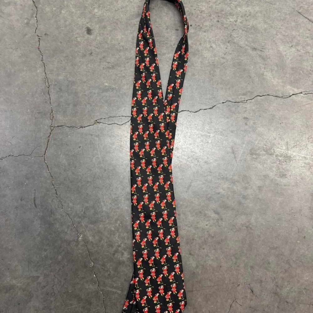 vintage christmas santa‎ tie